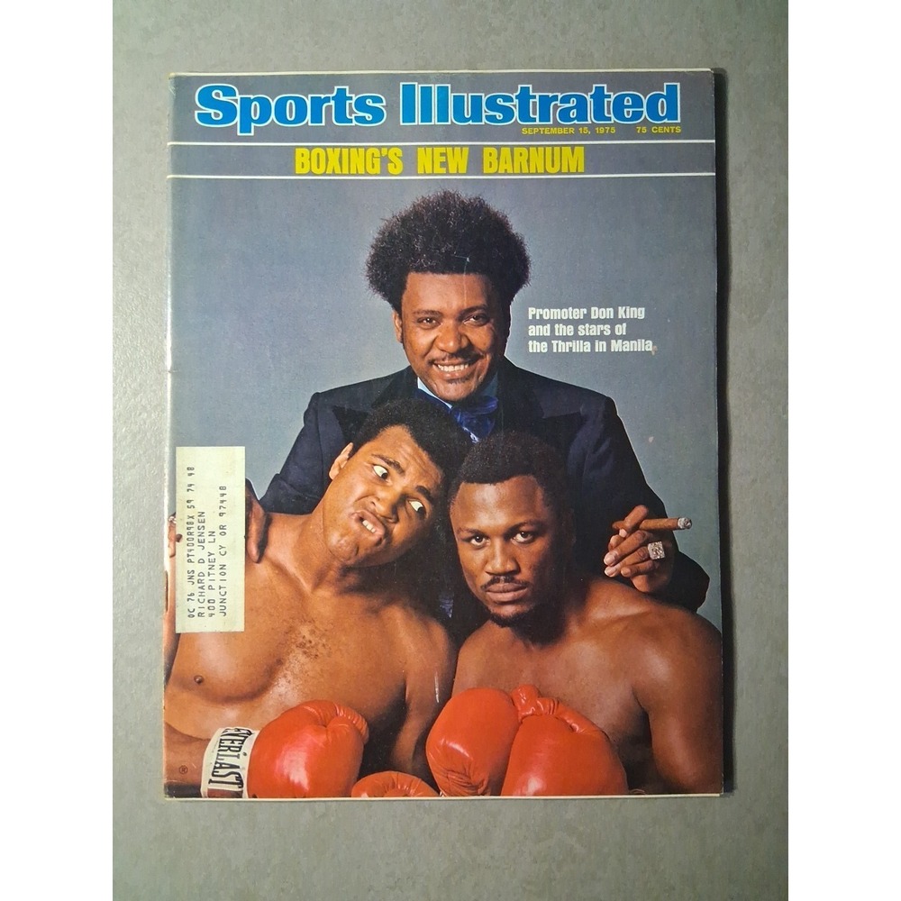 Sports Illustrated - September 15, 1975 Muhammad Ali Joe Frazier Don King Boxing